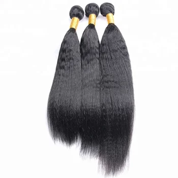 Aliexpress Wholesale Indian Kinky Straight Weave Hair Extension For African American Women Buy China Suppliers African Dream Hair Kinky Straight Weave Hair Indian Bridal Hair Designs With Expression Kicky Weaves Hair Kinky Straight