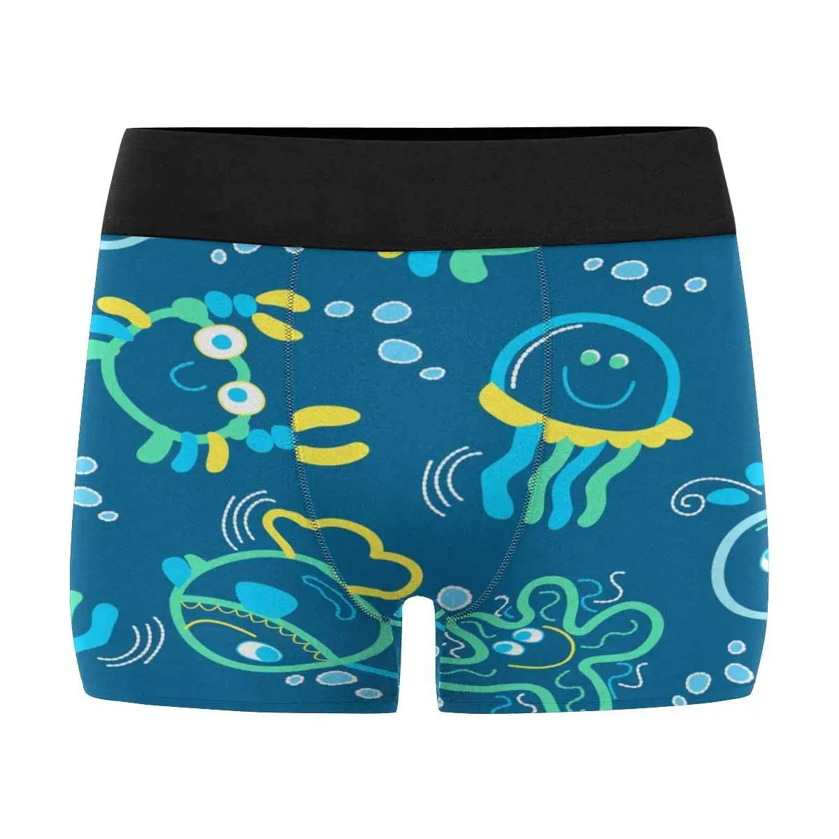 INTERESTPRINT Custom Mens All-Over Print Boxer Briefs Owl Pattern XS-3XL