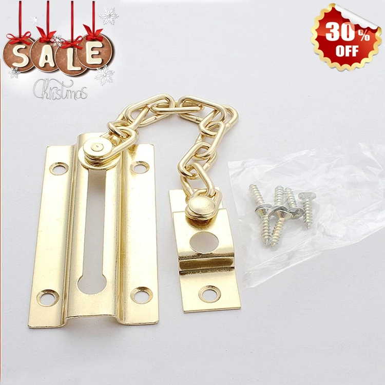 Lingfan Factory Safety Door Chain Latch Lock Hotel Room Door Chain