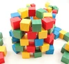 School Specialty learning blocks 100pcs Wooden Cube Set, 1" Multiple Colors
