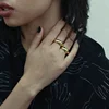Unique Chunky Ring Signature Simple Dome Ring Jewelry Manufacturers