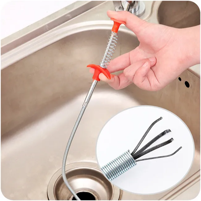 
60cm Metal Clog Remover Remove Sink Clog 