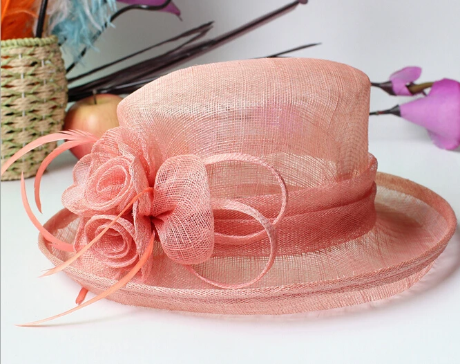 organza wedding hats