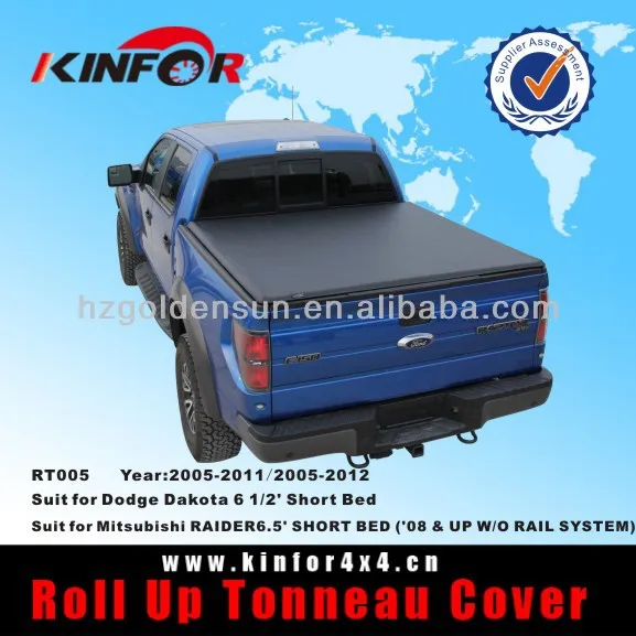 Truck Soft Tonneau Cover Roll Up Pickup Bed Cover View Truck Cover Kinfor Product Details From Hangzhou Golden Sun Autoparts Co Ltd On Alibaba Com