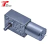 High torque flat gearbox brushless dc worm gear motor gearhead with encoder