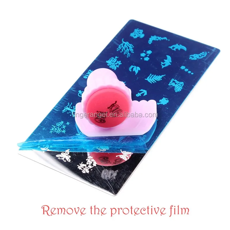 custom nail art stamping plate