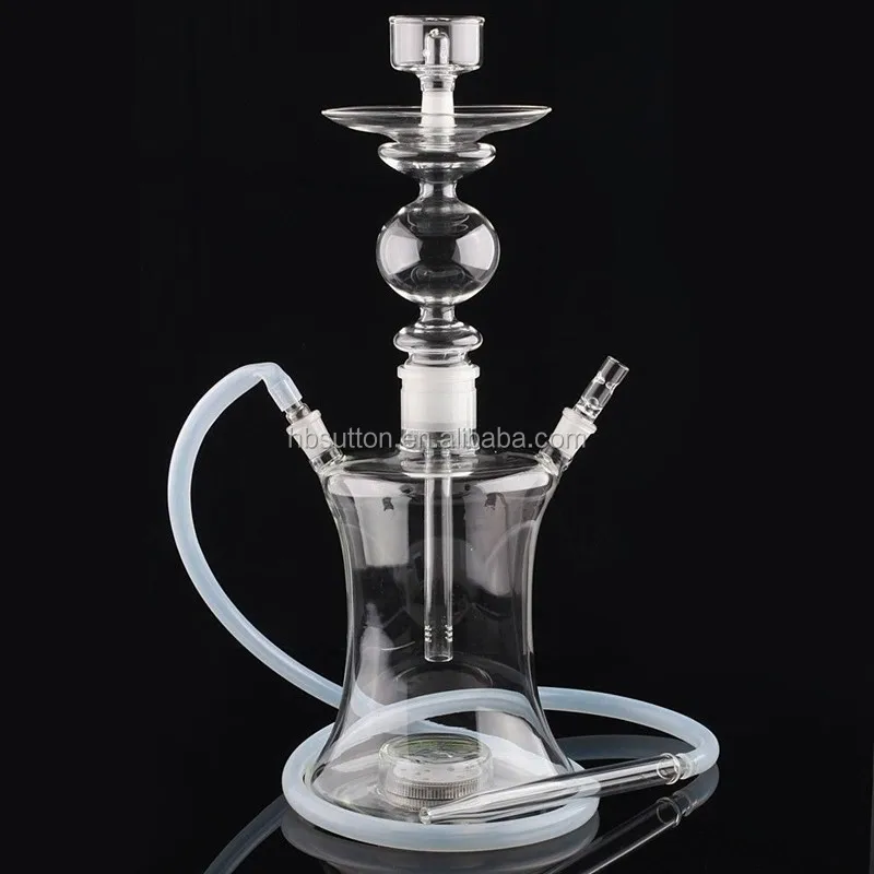 China Sheesha Factory Dropship Clear Solid Clear Art Dubai Shisha