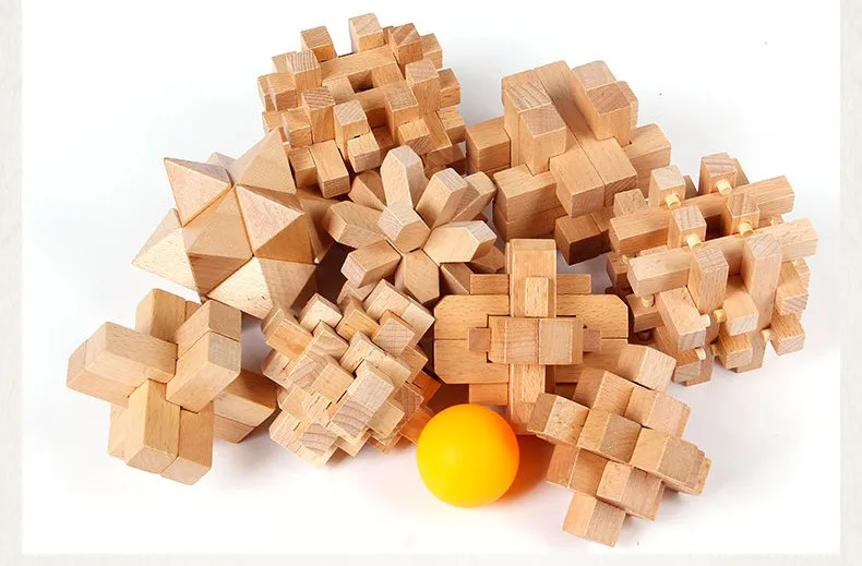 Iq Brain Teaser Toy 3d Wooden Puzzle Buy Wooden Puzzle,3d Wooden Puzzle,Brain Teaser Toy