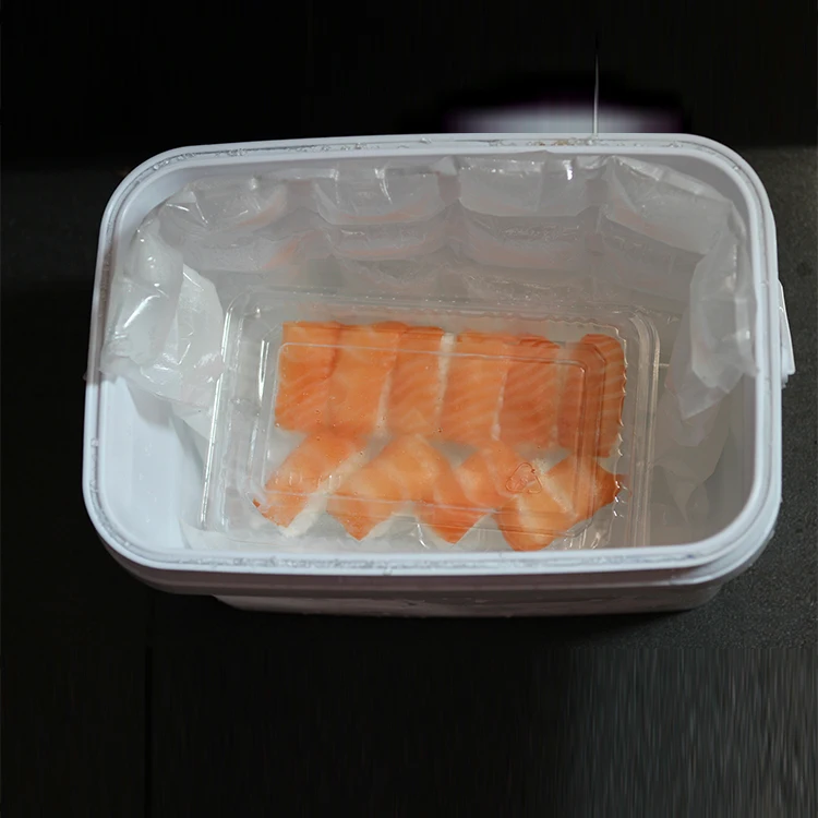 Cold preserving ice packs for food shipping