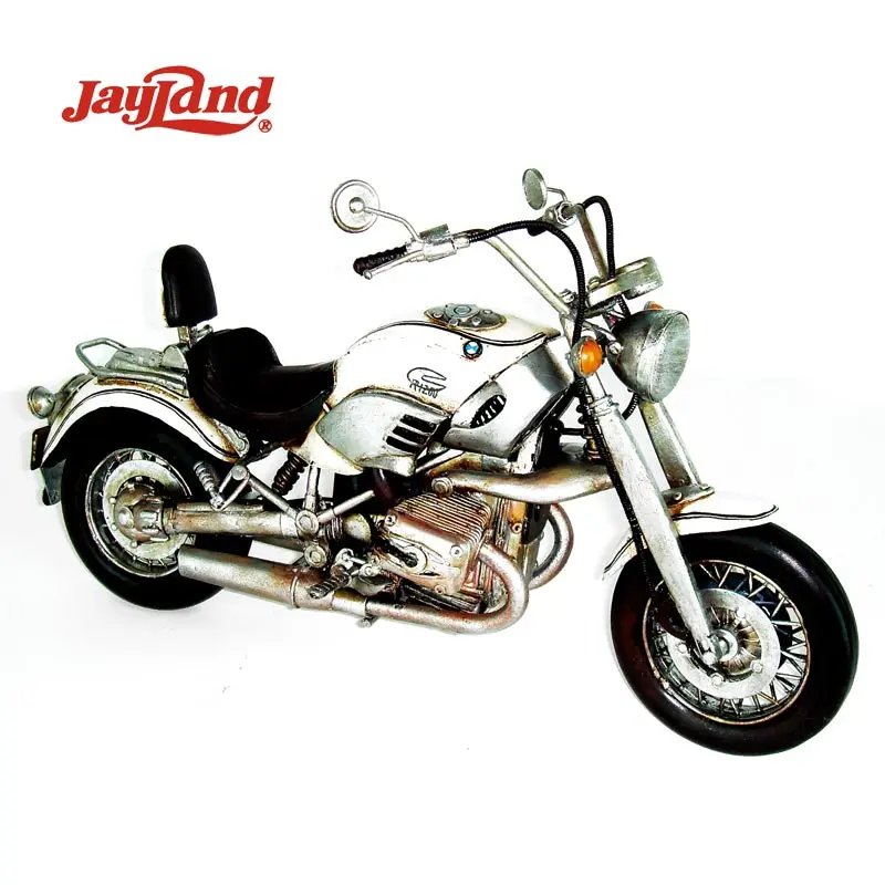 Vintage industrial style manual iron art metal craft motorcycle models
