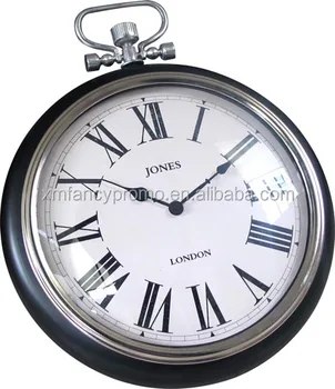Antique Pocket Watch Design Round Wall Clock Antique Pocket Watch Design Round Wall