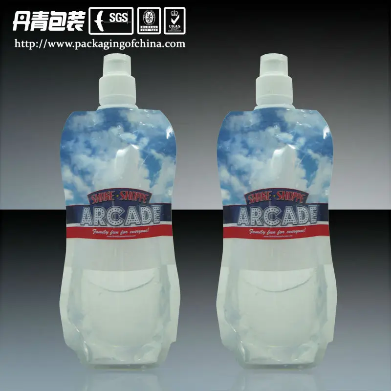China manufacturers fruit juice pouches plastic packaging bag water doypack
