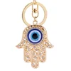 Evil Eye Lucky Charm Amulet Hamsa Keychains Bag Pendant R Keychains Key Ring Key