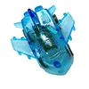 Plastic transparent plane model pull back toy for kids