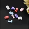 Supply 8MM color paint metal slide numbers wholesale DIY colored letters