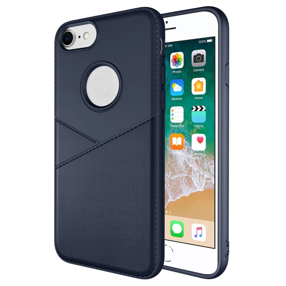 Luxury Shockproof Soft TPU Case For iPhone 6 7 8 plus Business Style Cover