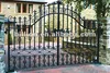 2012 china manufacturer home decorative morden wrought iron gates automatic sliding gates driveway door design