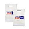 China factory 2.5mil 4mil hdpe ldpe die cut custom shopping bags plastic with wholesale price