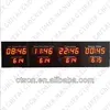 Supply City LED Seven Segments Display Time Zone Clock