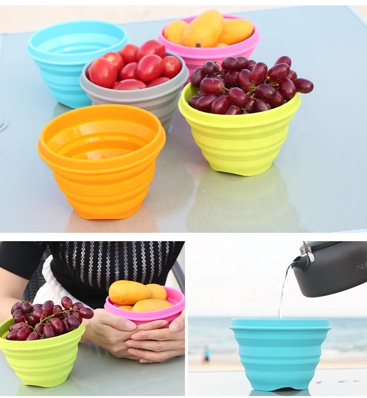 Microwave Silicone Rubber Bowl Microwave Safe Kids Food Grade Silicone