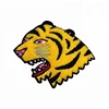 Nice Quality Custom Chenille Embroidery Patches Towel Chenille Tiger Embroidery Patch