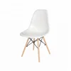 modern style dining table and chair plastic dining chair in PP seat back