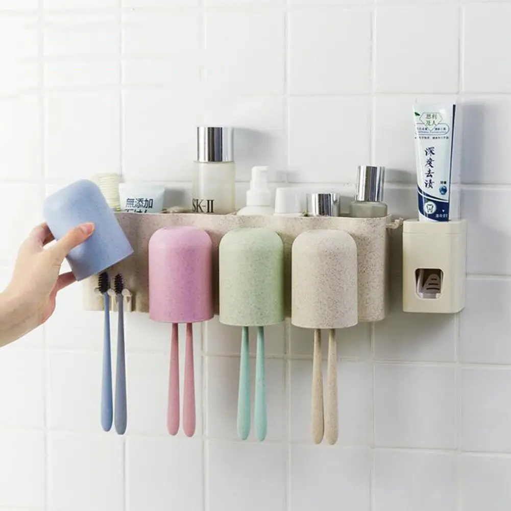 Cup Holders Toothbrush Holder Contemporary Strong Sucker Suction Bathroom Lavatory Rinse Cup