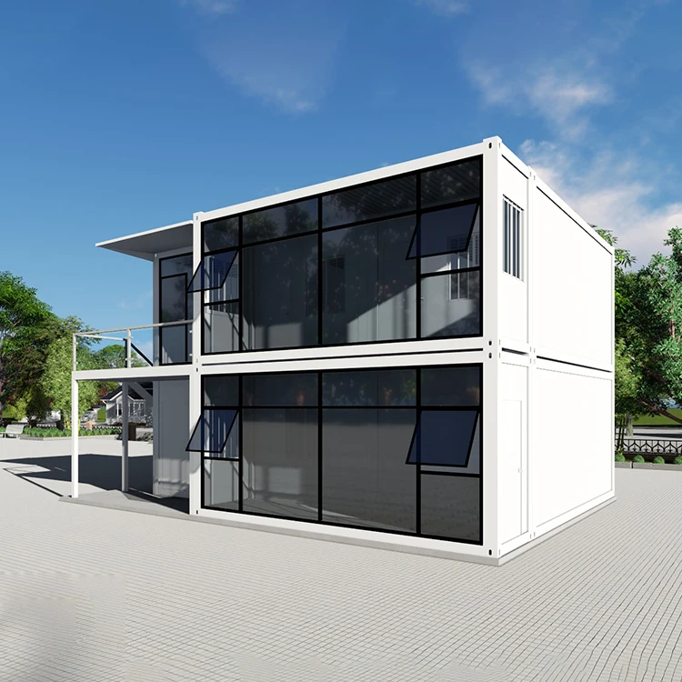 Ce Certification Duplex Prefab Houses Custom 40 Ft Easy Assemble Container House In Kenya