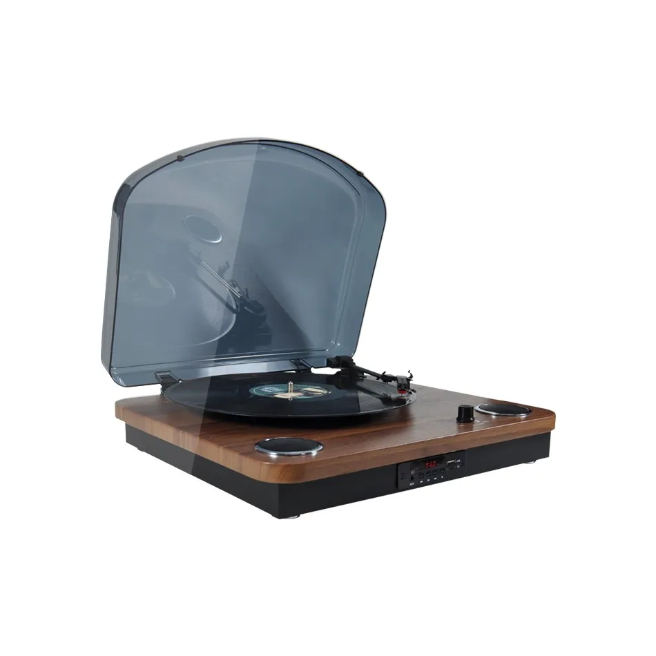 Audmic Wooden Vintage Tabletop Turntable Record Player Buy Vintage