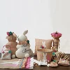 2019 New Products Easter Home Decor Series Plaid Table Runner Wine Bottle Cover Pillow Basket Easter Bunny Decorations