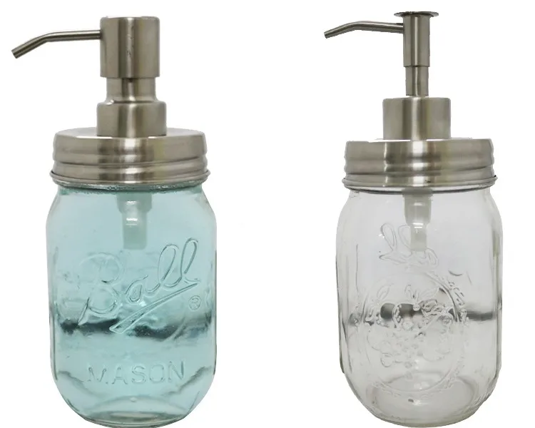 Liquid Soap Dispensers Custom Design Foam Manual Glass Material Mason