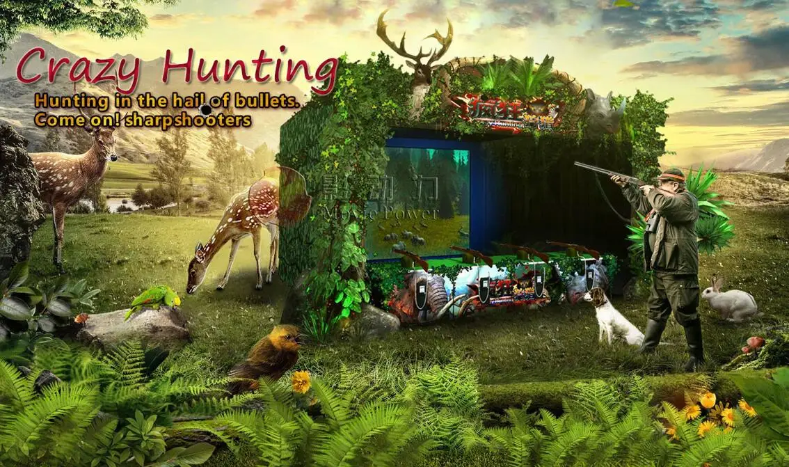 Movie Power Crazy Hunter Hero Vr Hunting 3d Arcade Game Machine Buy