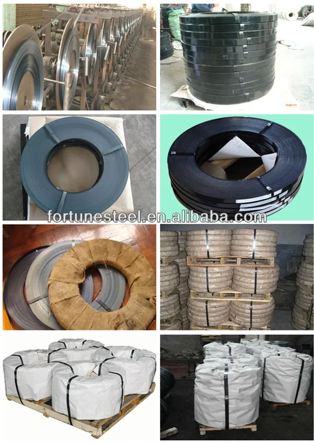 bluing steel packing strip