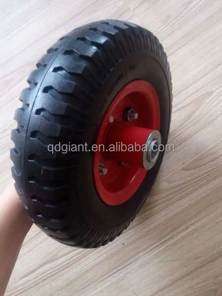 Hot selling and High Performance Strong 2.50-4 8inch Pu foam wheel
