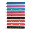 Promotion Fancy Custom Print Silicone Bracelet Adjustable Wrist Band Folding Slap Band