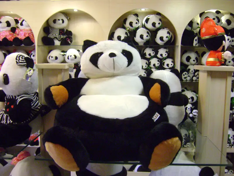 panda plush chair