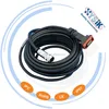 IP67 waterproof Aisg Cable female M16 8 Pin to male DB9 connector