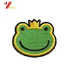 wholesale factory custom embroidery patch with printing heart shape garment patch