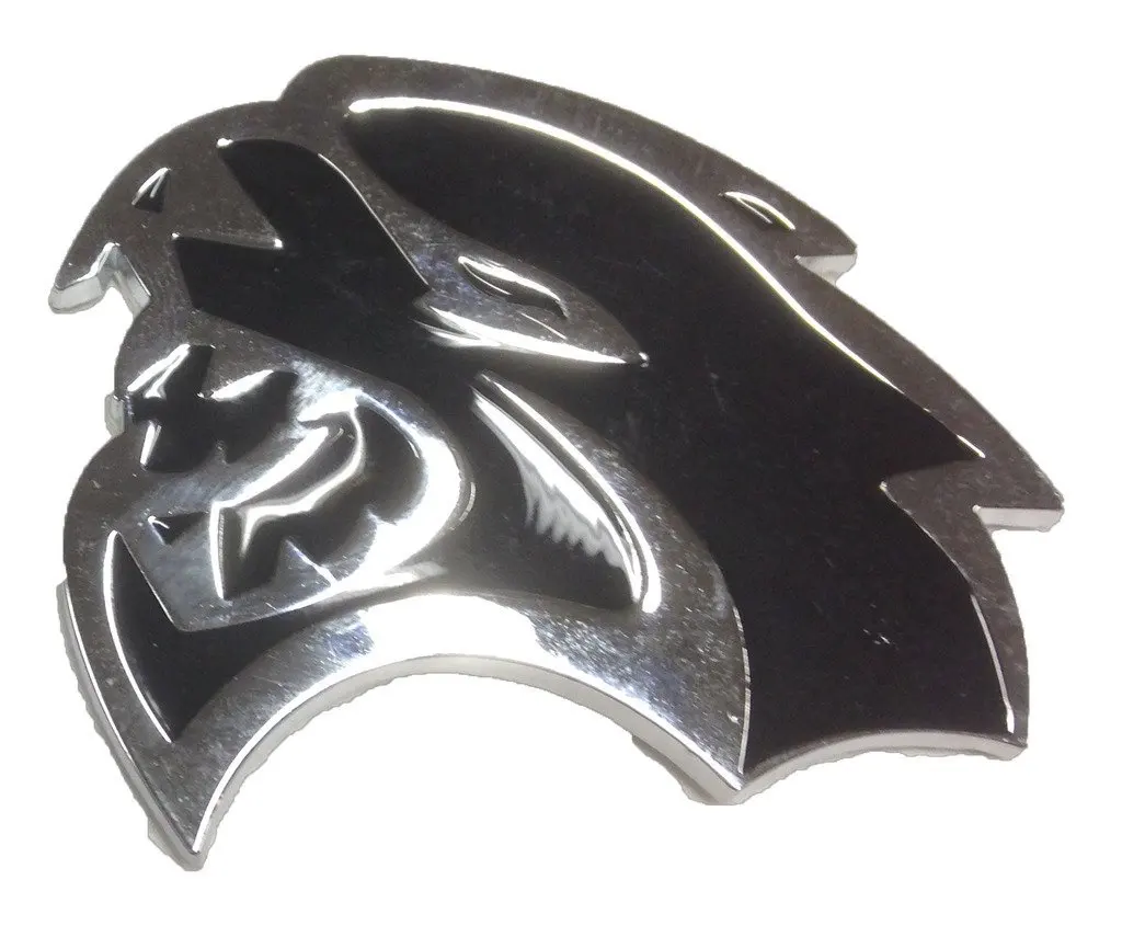 LH Side Hellcat Emblem Direct OEM Fit Replacement for Dodge Mopar 68269896AA / 68269897AA SRT SRT8 LEFT Fender