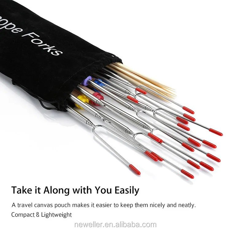 Logo branding natural color hot sell of roasting sticks with custom logo