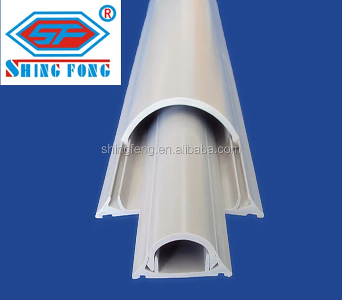 Electrical Half Round Pvc Cable Duct Cable Trunking Buy Half Round