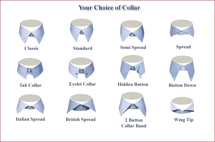 Men's Shirt With Optional Collars Types Men's Shirt Fit Business - Buy ...