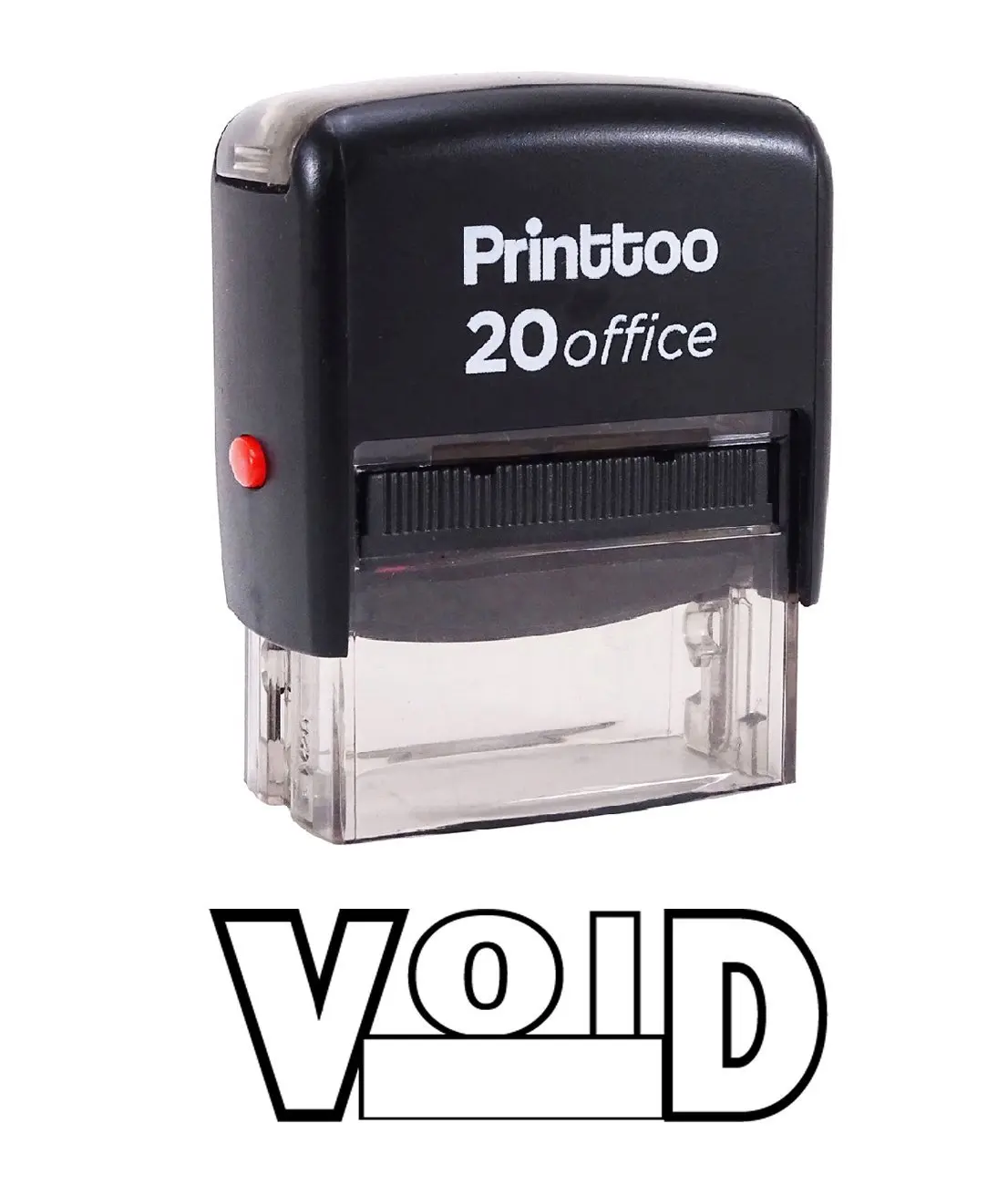 Blue One-Color Title Stamp Pre-Inked Void R Xstamper