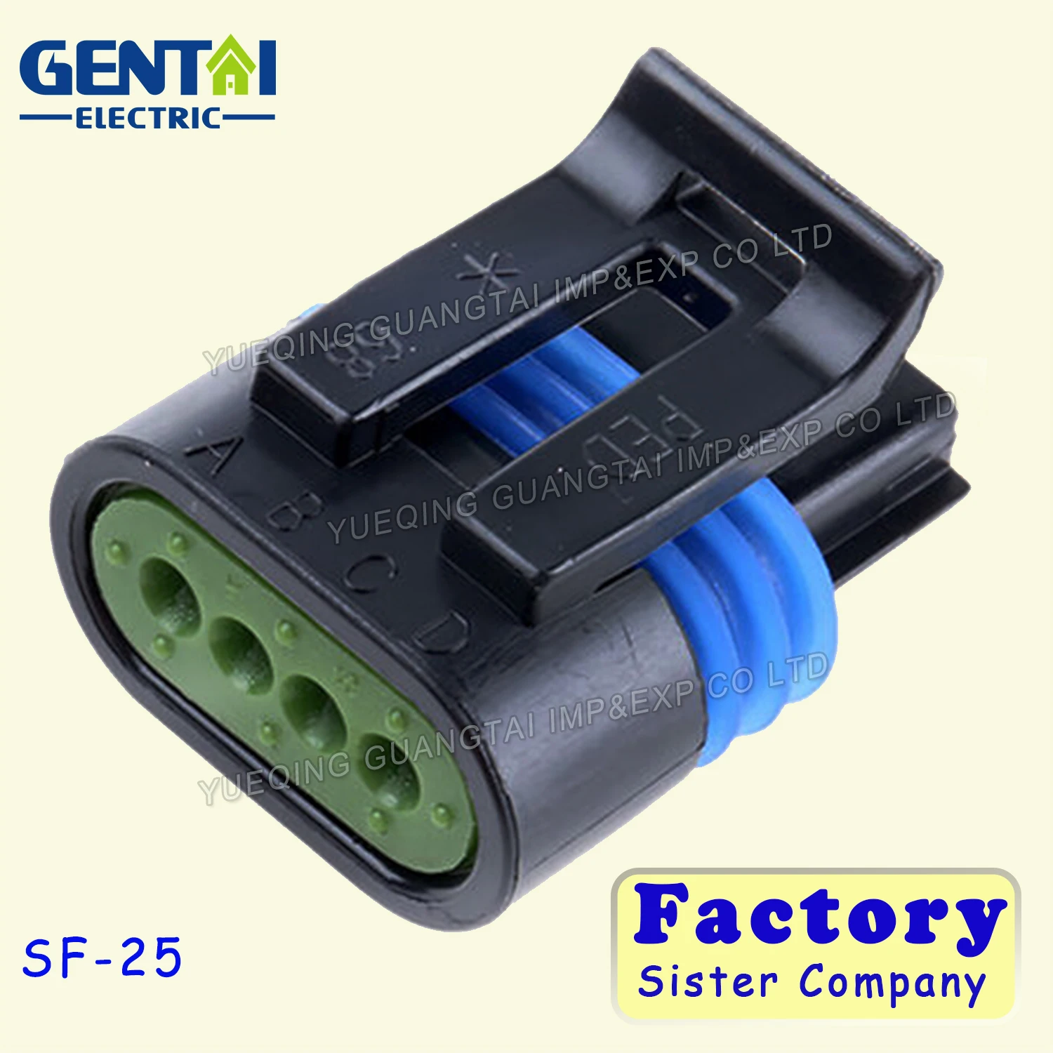 Good Quality Electrical Connector Pbt Gf20 Car Connector