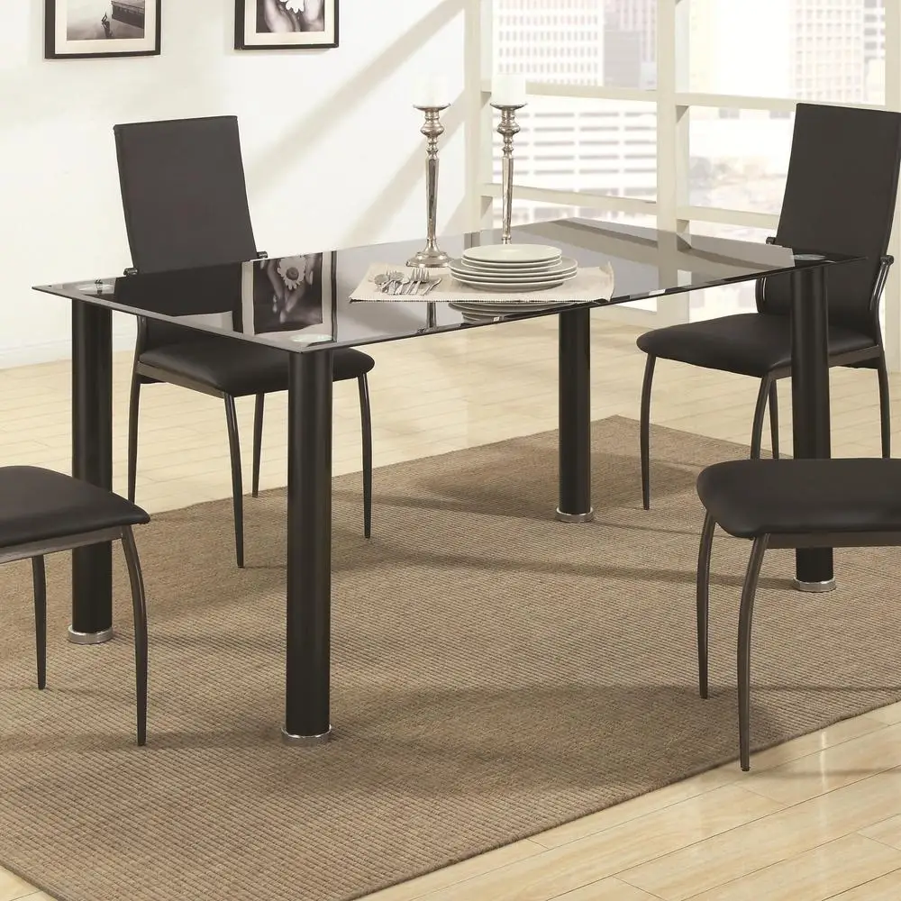 Black Glass Dining Table And Chairs Cheap