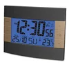 Manual digital radio controlled alarm clock