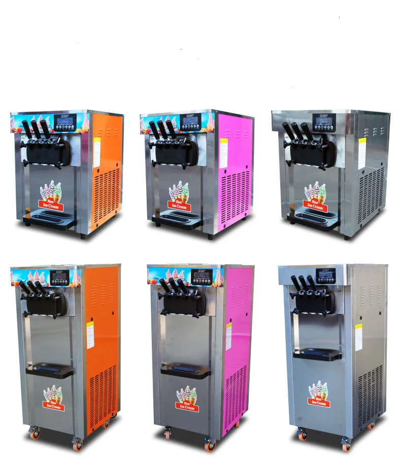 Commercial Table Top Automatic Soft Ice Cream Vending Machine For Sale