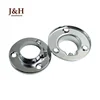 Pipe Fittings 16mm 19mm 22mm 25mm 28mm 32mm 50mm diameter Chrome Steel Round Pipe Holder Iron Closet Rod Wardrobe Tube Flanges