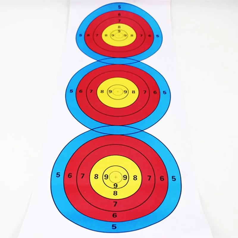 40/60cm Paper Archery Targets For Shooting 5/10 Ring Bullseye Archery