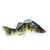 OEM 4" Four -section free sample bass multi jointed fishing lure
